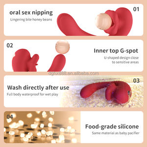 Vibratore di Alta Qualità per Punto G con Funzione di Leccata, Progettato Appositamente per Donne, Masturbatore con Funzione di Morso, Giocattolo Sessuale per Adulti - Product Image 4