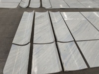 Panneaux muraux en marbre bleu cristallin, sur mesure, grandes dimensions, longues pièces, en marbre bleu cristallin