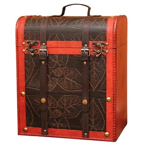Caja de Vino Vintage de Madera Mystic Arts, Caja de Almacenamiento Portátil para el Hogar, Restaurante, Regalo, Colección - Product Image 4