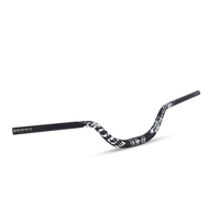 Guidon de vélo de montagne en alliage d'aluminium 31,8 mm * 720/780 mm Grand guidon de vélo à col de cygne Guidon surélevé 90 mm Guidon de vélo