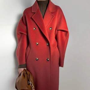 Moda personalizzata direttamente fornitura <span class=keywords><strong>di</strong></span> lana <span class=keywords><strong>cammello</strong></span> <span class=keywords><strong>cappotto</strong></span> Plus Size <span class=keywords><strong>cappotto</strong></span> cintura Cashmere lana da donna cappotti - Product Image 3