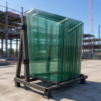 Vente en gros de panneaux de verre trempé transparent, massif, moderne, plat et sécurisé, découpés sur mesure, pour la décoration industrielle, les hôtels et les restaurants