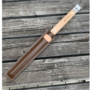 Outdoor <b>camping</b> and barbecue food clip leather sleeve, <b>kitchen</b> stainless steel barbecue clip storage sleeve and organizer bag. - Product Image 3