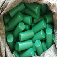 Tige ronde en nylon solide colorée de 2 types, PA6 broches, couplage d'arbre, barre de nylon solide et résistante à l'usure