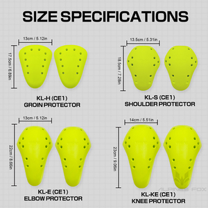 Ce1 mới xe máy thiết bị bảo vệ chèn trở lại bảo vệ Motocross Áo khoác ngực vai khuỷu tay bảo vệ quần hip Miếng đệm đầu gối - Product Image 6