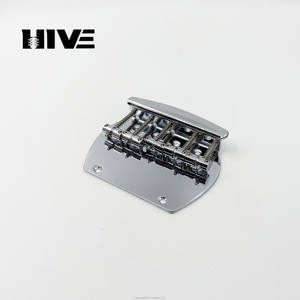 Planche à <span class=keywords><strong>cordes</strong></span> pour guitare électrique, PB Bass Pont de guitare à cinq <span class=keywords><strong>cordes</strong></span> Semi-circulaire frangé Bass Neck Straight Pegs of the Bass. - Product Image 5