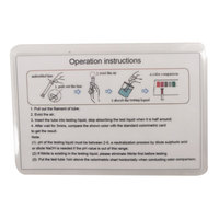 Kit d'analyse de réactif d'eau 100-300-400-500-600-800mg/L BT-302 de tube à essai de morue