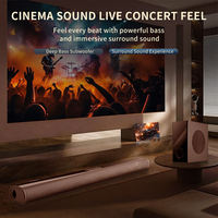 Barra de Sonido de 2.1 Canales para TV con Subwoofer de Bajos Profundos, Sistema de Altavoces Bluetooth para Cine en Casa