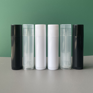 <span class=keywords><strong>Tube</strong></span> de baume à lèvres 5ml en plastique blanc, noir, transparent, vide, pour stick de parfum solide, <span class=keywords><strong>tube</strong></span> de baume à lèvres rond à mécanisme rotatif 5g 0.15oz - Product Image 1