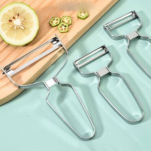 Manual Y Shaped Stainless Steel Vegetable Peeler for Fruits and Vegetables Potato Carrot Cucumber-Durable & Easy to Clean - Product Image 2