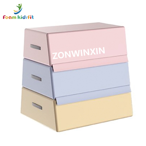 ZONWINXIN Fournisseur d'usine Équipement <span class=keywords><strong>de</strong></span> gymnastique personnalisé <span class=keywords><strong>Table</strong></span> <span class=keywords><strong>de</strong></span> <span class=keywords><strong>saut</strong></span> 3 en 1 BOÎTE <span class=keywords><strong>DE</strong></span> <span class=keywords><strong>SAUT</strong></span> TRAPÉZOÏDALE - Product Image 1