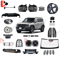 Accessoires Auto ABS Décoration Lumière Couverture Arrière Feu Arrière Couverture pour Chery Jetour Traveler T2