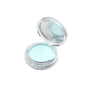 Transparent Bottom Lid Round BB Cushion Compact Case Light Blue Inner Liner Cream <b>Empty</b> Refill Case All Skin Types - Product Image 5