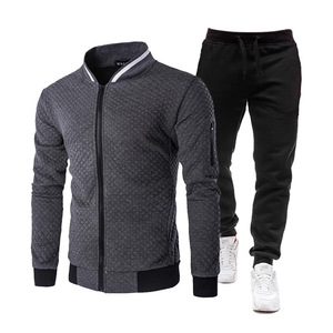 Conjunto Deportivo para Hombre, Chaqueta con Cremallera de Poliéster y Algodón, Pantalones Deportivos Transpirables, Ropa Casual para Adultos, Tallas M, L, XL, XXL - Product Image 5