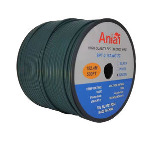 UL 500ft SPT-2 18AWG esnek paralel elektrik telleri açık noel dize ışıkları için kablolar uzatın - Product Image 3