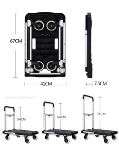 Chariot à main en aluminium pliable, chariot, outils, chariot à main, boîte en Carton, bagages de transport spécial, prix d'usine, 250kg, 41*67*72 - Product Image 5