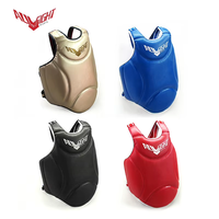 ALLFIGHT Garde-poitrine durable en PE PU pour l'entraînement au MMA, au kickboxing et à la boxe - Protection confortable