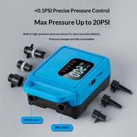 Pompe à air électrique portable alimentée par batterie au lithium pour le camping en plein air, pour SUP, radeaux gonflables, planches à pagaie, tentes ; à fixer sur le véhicule
