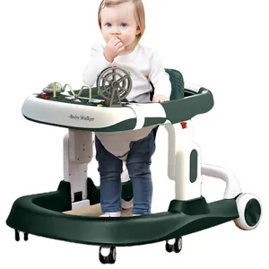 Musik Sounds Lights Discovery Baby Walker mit Aktivität stablett Großer Snack-und Spielbereich Höhen verstellbar