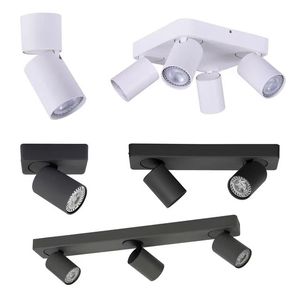 Éclairage sur rail à LED au design moderne avec source de lumière <span class=keywords><strong>GU10</strong></span> à intensité variable et à angle réglable pour les projets d'intérieur d'hôtel - Product Image 1