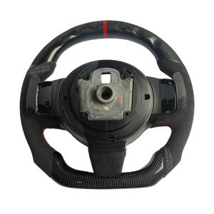 Volant de direction en carbone personnalisé pour Fiat <span class=keywords><strong>500</strong></span> 500C Punto Tipo Bravo Viaggio Ypsilo <span class=keywords><strong>Abarth</strong></span> 595 695 124 Spider Volants de direction sport - Product Image 2