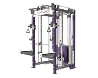 Ensemble multifonctionnel de fitness, banc de musculation, presse à haltères, machine Smith, équipement d'entraînement complet