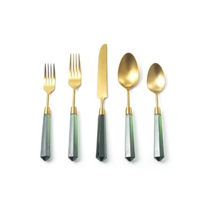 Vente <span class=keywords><strong>en</strong></span> gros Couverts à manche <span class=keywords><strong>en</strong></span> spirale détachables et transparents, or, <span class=keywords><strong>argent</strong></span>, fourchette, <span class=keywords><strong>couteau</strong></span> et cuillère pour cadeaux d'affaires - Product Image 6