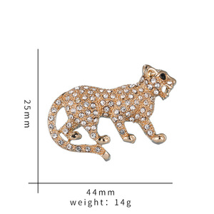 Weiman Moda Feminina Broches e Combinando Jóias Animais Elegante Esmeralda Banhado por Ouro Atacado - Product Image 3