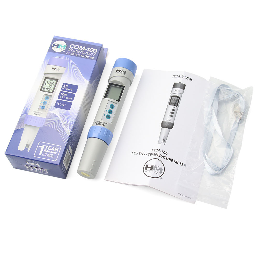 HM-DIGITAL COM100 - Conduttivimetro - Misuratore Professionale Di &micro;S/TDS/Temp EUR 35,00 - IT