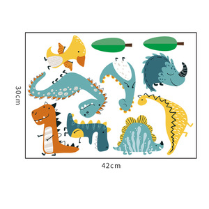 Kawaii Wall Decoration <strong>Dinosaur</strong> Bedroom Wall Stickers for Kids Room <strong>Nursery</strong> 3D <strong>Dinosaur</strong> Wall Stickers Set for Baby Decor - Product Image 4