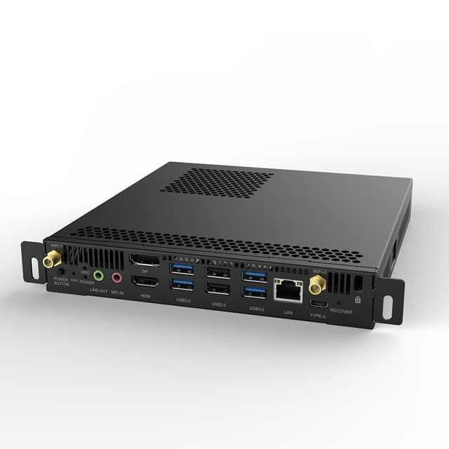 Customize Mini PC Fanless 4K Intel Core I7 8700 SSD 8G SO-DIMM DDR4 Windows 10 2-Year Warranty Integrated HD Graphics
