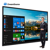 Pantalla Digital LCD DreamSource de 75 Pulgadas, 4K UHD, 16:9, Táctil Infrarroja/Capacitiva, 8GB de RAM, 128GB de Almacenamiento, Sistema Operativo Android/Windows para Ascensor