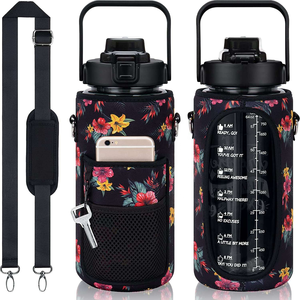 <span class=keywords><strong>Zaino</strong></span> per alimenti isolato con scomparto più fresco portabottiglie a strisce impermeabile moda portabottiglie - Product Image 4