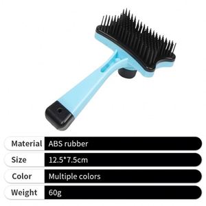 2026 Promotion Hair Remover Cat Dog Self Cleaning Grooming Slicker Comb <b>Brush</b> for <b>Pet</b> - Product Image 3