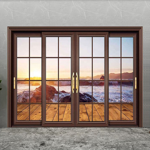 Puerta Corredera <span class=keywords><strong>de</strong></span> <span class=keywords><strong>Aluminio</strong></span> para Interiores <span class=keywords><strong>de</strong></span> Casa u Hotel, Diseño Moderno <span class=keywords><strong>de</strong></span> Puerta Francesa <span class=keywords><strong>de</strong></span> Vidrio Corredera - Product Image 5
