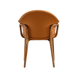 <b>Dining</b> Room Restaurant Lounge Armless Upholstered Wooden <b>Chair</b> With Pu Leather Cushion Seat Dinning <b>Chair</b> - Product Image 3