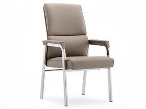 <span class=keywords><strong>Chaise</strong></span> de bureau ergonomique robuste avec cadre métallique extra résistant, siège large en cuir, capacité de 400 lb, <span class=keywords><strong>chaise</strong></span> pour personnes obèses, sans roulettes - Product Image 3