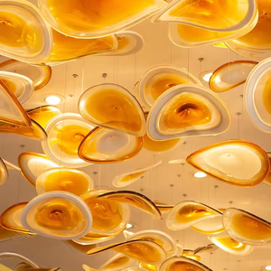 Nuevo diseño, hermosa decoración de luz de boda, diseño de lujo personalizado, diseñador de lujo, candelabro de oro para interiores - Product Image 5