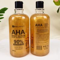 AHA Gold Original Essence Liquide Hydratante, Raffermissante, Éclaircissante et Anti-Rides, Soin Anti-Âge de la Peau 500ml