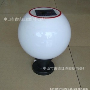 โคมไฟเสาโซลาร์เซลล์ อลูมิเนียมอัลลอยด์ หลอด LED E27 แบบกึ่งฝัง  อายุการใช้งาน 50,000 ชั่วโมง - Product Image 5