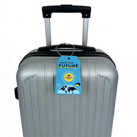 Étiquettes de bagages personnalisées en gros - Design de luxe tendance, imprimés animaliers, matériau en caoutchouc durable et écologique, logo personnalisé pour le voyage