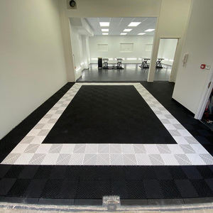 Arlott Carreaux de sol de garage en PVC imbriqués Tapis de sol de voiture côtelé d'intérieur pour villa Tapis en plastique vinyle PVC <span class=keywords><strong>dalle</strong></span> - Product Image 4