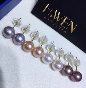 ไข่มุกอะโกย่าทรงกลมธรรมชาติ H.WEN 1-4A ขนาด 2-9 มม. สีขาว ไข่มุกน้ำจืดเลี้ยง ทรงกลมสมบูรณ์แบบ ไร้ตำหนิ - Product Image 3