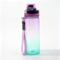 Bouteille d'eau Tritan 800 ml personnalisée avec logo, sans BPA, anti-fuite, pour sport, vente en gros, idéale pour cadeau promotionnel