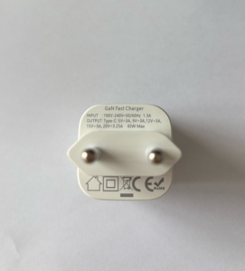 Adaptateur d'alimentation PD Type-C 65W, prise EU pour ordinateur portable, sortie 5V, protection contre les surintensités - Product Image 6
