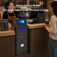 Machine de paiement automatique avec écran tactile intelligent, solution de recyclage des billets et de libre-service pour restaurants et fournisseurs, en métal