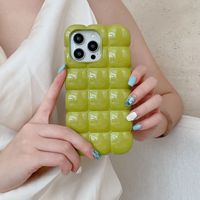 Ins Macaron oeuf bouffée TPU Protection souple antichoc accessoires de téléphone portable couvre étui pour iPhone 11 12 13 14 15 16 Pro Max