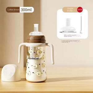 Biberon personnalisé ODM sans BPA <span class=keywords><strong>pour</strong></span> nouveau-né, <span class=keywords><strong>tétine</strong></span> en silicone anti-colique, biberon <span class=keywords><strong>pour</strong></span> <span class=keywords><strong>bébé</strong></span> avec poignée - Product Image 3