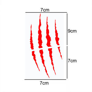 Autocollant de décoration de griffe de monstre de casque pour marques de rayures de moto auto-adhésif étanche - Product Image 6