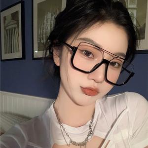 Gafas de sol cuadradas retro 6618 de gran tamaño para mujer, montura naranja, protección UV400, montura de plástico y metal, lentes de PC - Product Image 5